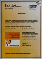Passivhaus Handwerker